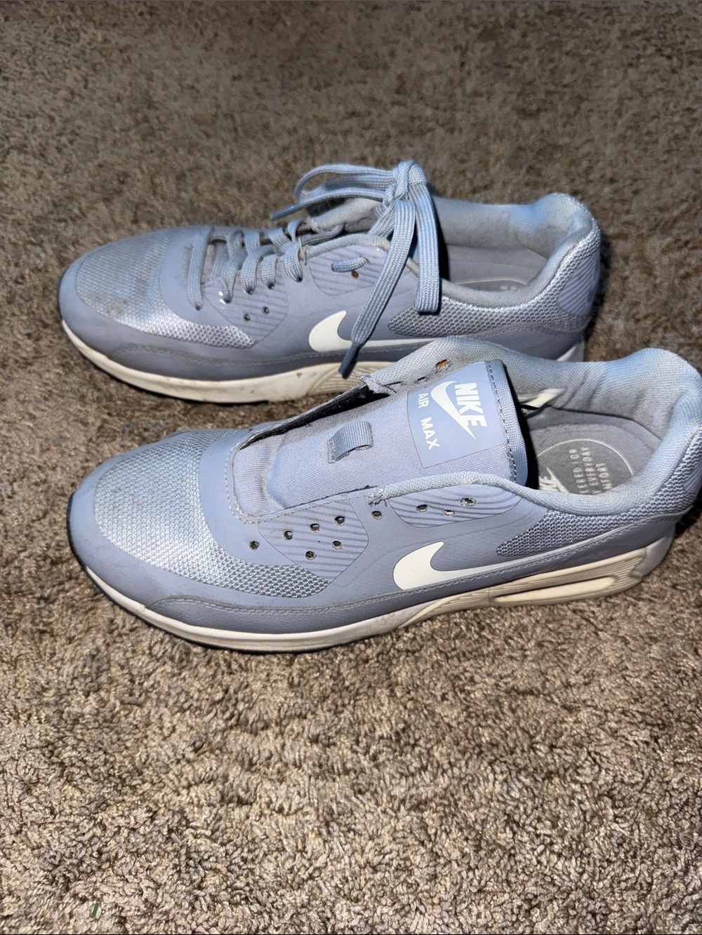 Nike Men's Air Max Sneakers - Light Blue & White